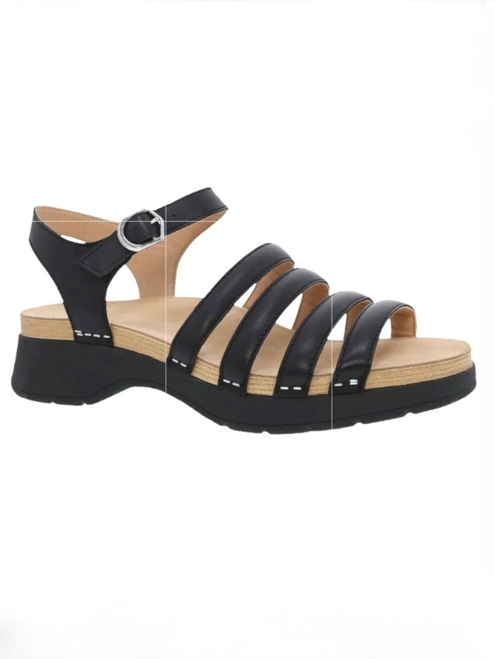 Dansko Roxie Sandals in Black Nappa Womens Size 40 NWOT